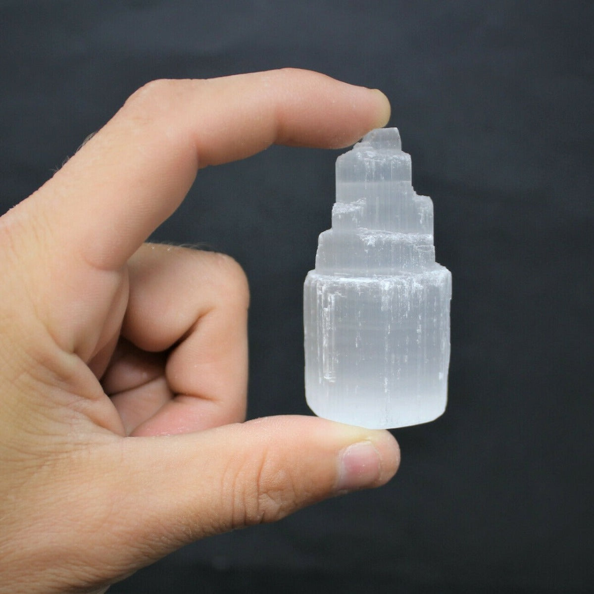 Selenite Tower 5cm Selenite Tower 5cm